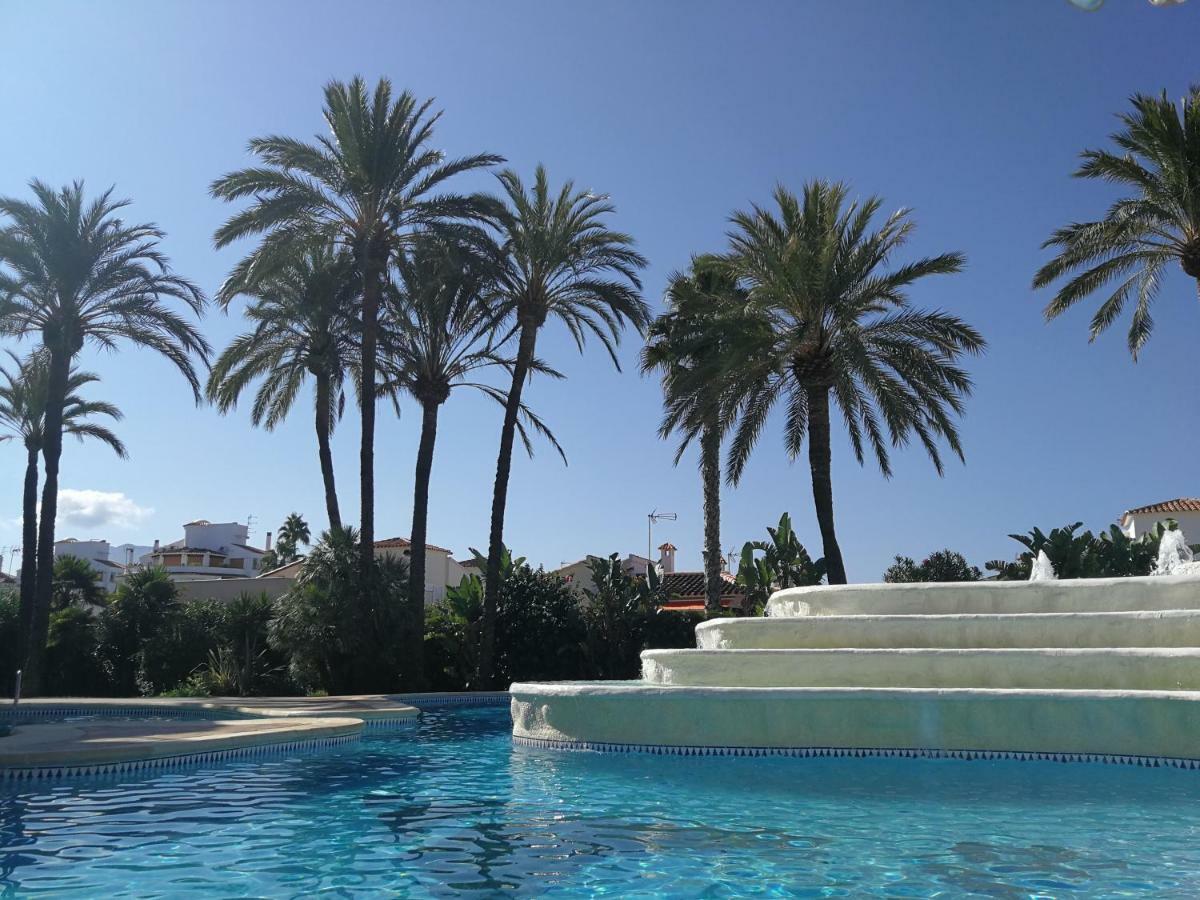 Estudio Con Piscina, Playa Y Wifi Дения Екстериор снимка